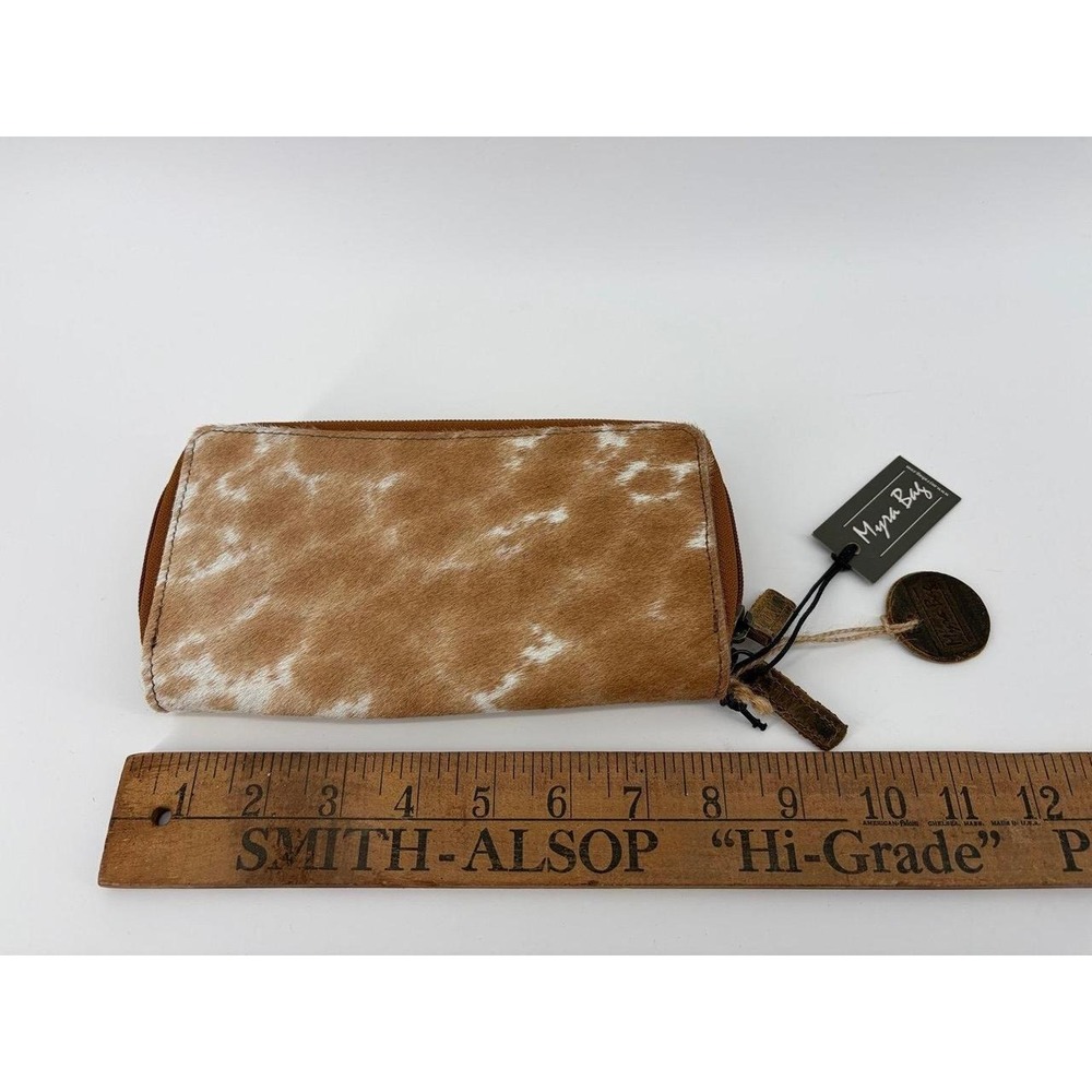 Myra "Sand Dune Leather" Double Zipper Wallet,‎ NWT - Picture 5 of 6